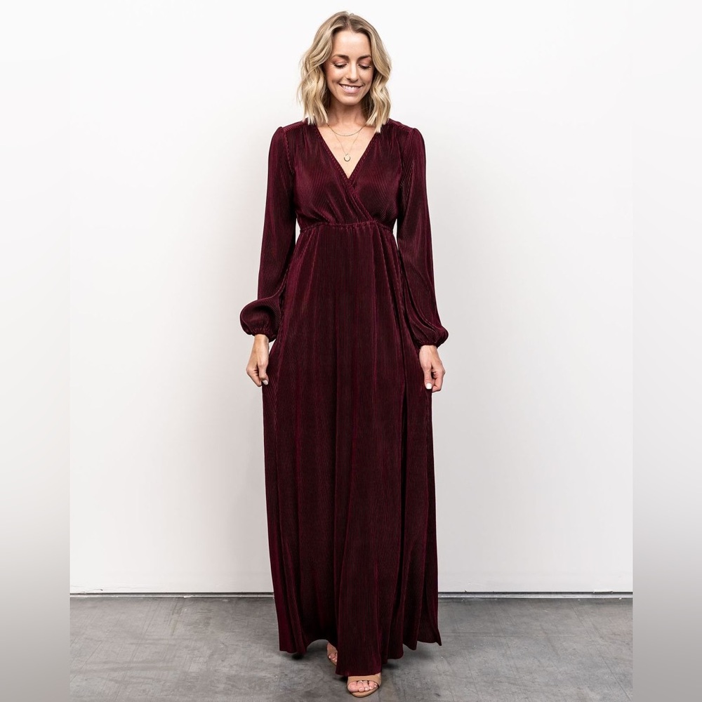 Baltic Born Burgundy Maxi Dress